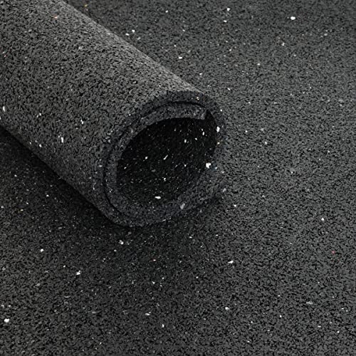 Schutzmatte *Extra Strong* – Rolle mit 12,5 m² – Dicke 10 mm – Asphaltoptik schwarz Granulat von IVOL
