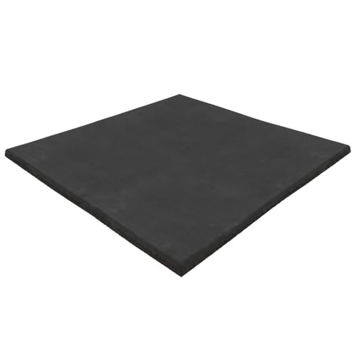 Sportfliese schwarz - 100 x 100 cm - 15 mm - EPDM von IVOL