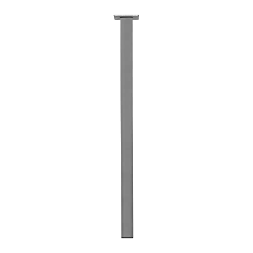 Tischbein Edelstahl gebürstet Silber 40x40x720mm von IVOL