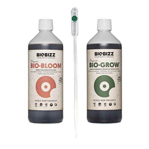 BioBizz Bio Grow + Bio Bloom 2x250 ml Set Blüte NPK Wachstum Dünger + Pipette BioBizz Bio Grow + Bio Bloom 2x250 ml Set Blüte NPK Wachstum Dünger + Pipette von IVORYS-GARDEN