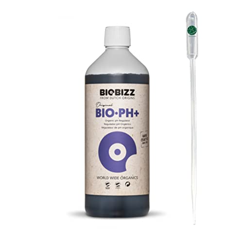 BioBizz Bio Up 1 L PH+ PH Plus Heber Biologisch Dünger Regulierung + Pipette von IVORYS-GARDEN