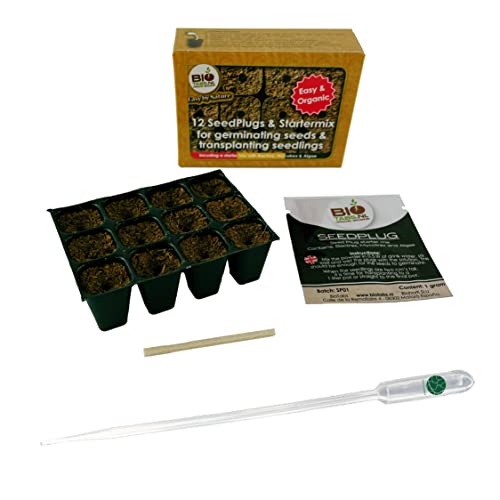 BioTabs Bio Tabs SeedPlugs 12 Stück Wachstum Starter Stecklinge Seed + Pipette von IVORYS-GARDEN