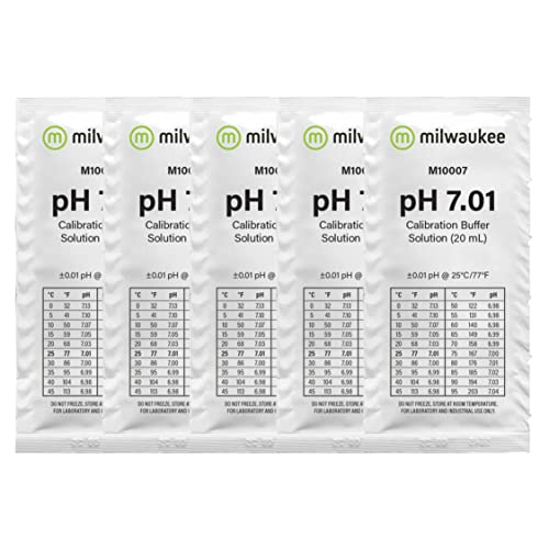 IVORYS-GARDEN Milwaukee 5 x 20 ml pH 7.01 M10007 Kalibrierflüssigkeit Elektroden Messgerät Calibration IVORYS-GARDEN Milwaukee 5 x 20 ml pH 7.01 M10007 Kalibrierflüssigkeit Elektroden Messgerät Calibration von IVORYS-GARDEN