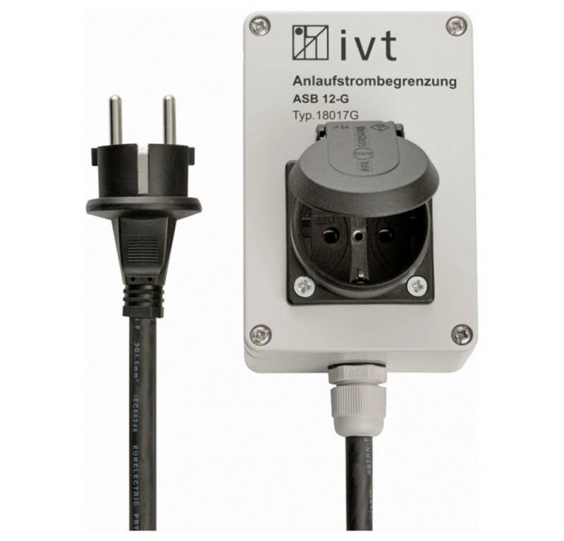 IVT Stromstoßschalter IVT 18017-G Anlaufstrombegrenzung ASB 12-G Weiß IP44 von IVT