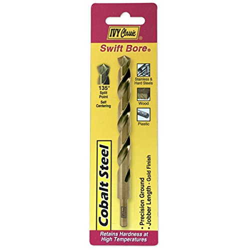 IVY Classic 04128 7/16-Inch Cobalt Steel Drill Bit, 135-Degree Split Point, Reduced Shank, 1/Card IVY Classic 04128 7/16-Inch Cobalt Steel Drill Bit, 135-Degree Split Point, Reduced Shank, 1/Card von IVY Classic