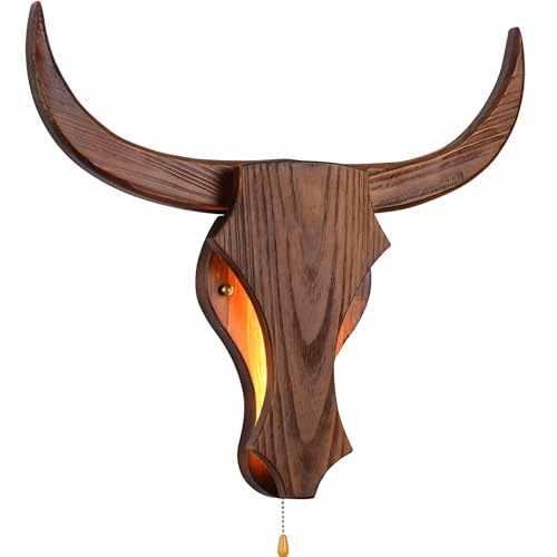 IWANTDO LED Wandleuchte Holz Wandleuchte für Wohnzimmer Esszimmer Schlafzimmer Flur Modern Kreativ Kunst Stierkopf Design BD415 Innenbereich Beleuchtung IWANTDO LED Wandleuchte Holz Wandleuchte für Wohnzimmer Esszimmer Schlafzimmer Flur Modern Kreativ Kunst Stierkopf Design BD415 Innenbereich Beleuchtung von IWANTDO