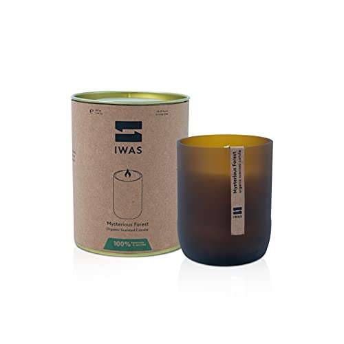 IWAS Bio Duftkerze | Mysterious Forest | 100% recyceltes Glas Behälter | 18-20 Stunden Brenndauer IWAS Bio Duftkerze | Mysterious Forest | 100% recyceltes Glas Behälter | 18-20 Stunden Brenndauer von IWAS