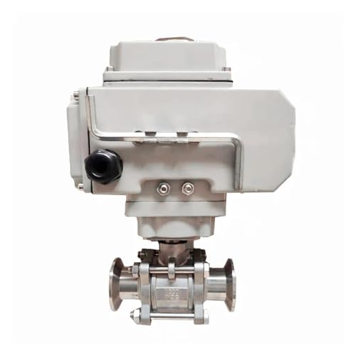1/2 Zoll Zweiwege-Hochplattform-Kugelhahn Φ19 Edelstahl-Klemm-Elektrokugelhahn 220VAC(220VAC) von IWEBQSAP