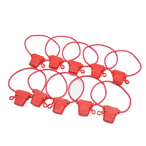10 Stücke Rot Universal Auto Automotive Wasserdicht 14AWG Draht in-line Blade Sicherungshalter von IWEBQSAP