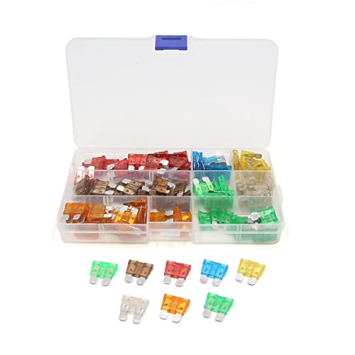 110 Stück 5 A 7,5 A 10 A 15 A 20 A 25 A 30 A 35 A ATC ATO Auto Auto LKW Normales Flachsicherungsset von IWEBQSAP