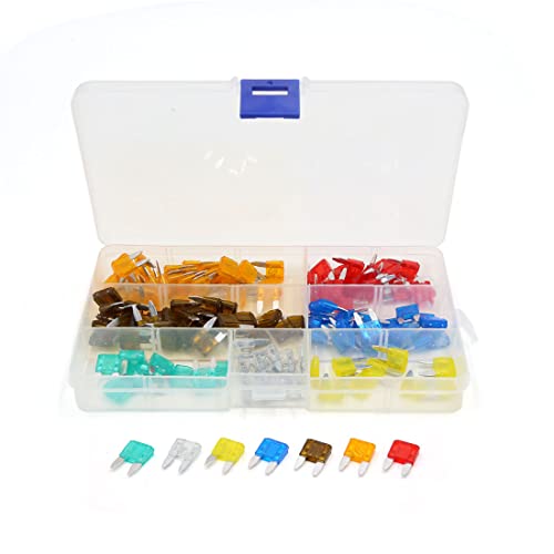 130 Stück 5 A 7,5 A 10 A 15 A 20 A 25 A 30 A APM ATM Auto Auto LKW SUV Mini Blade Typ Sicherungssatz von IWEBQSAP