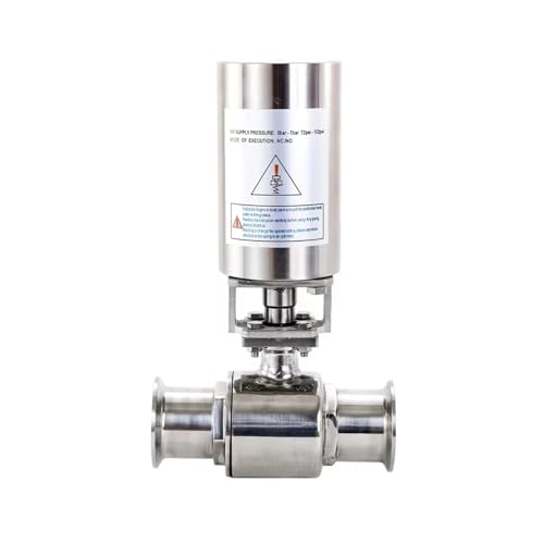 2" Tri Clamp AD 64MM Pneumatischer Kugelhahn, Zweiwege-Antrieb, einfachwirkend, Edelstahl 304 2" Tri Clamp AD 64MM Pneumatischer Kugelhahn, Zweiwege-Antrieb, einfachwirkend, Edelstahl 304 von IWEBQSAP