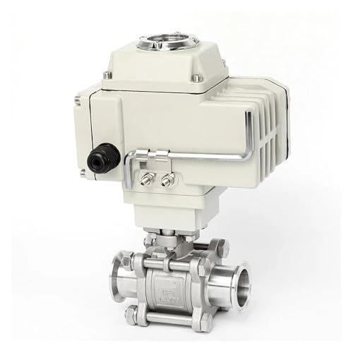 3/4-Zoll-Zweiwege-Hochplattform-Elektrokugelhahn aus Edelstahl Q911F-16P Drei-Klemmen-Kartuschenkugelhahn(24VDC) von IWEBQSAP