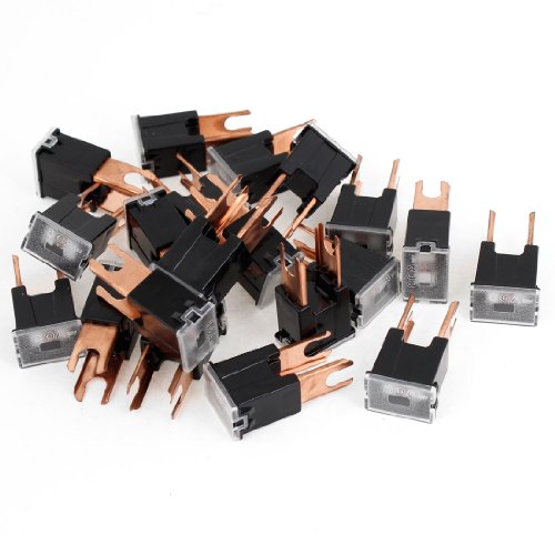 Auto 80A 32V Stecker PAL Slow Blow Sicherung Schwarz 20 Stk von IWEBQSAP