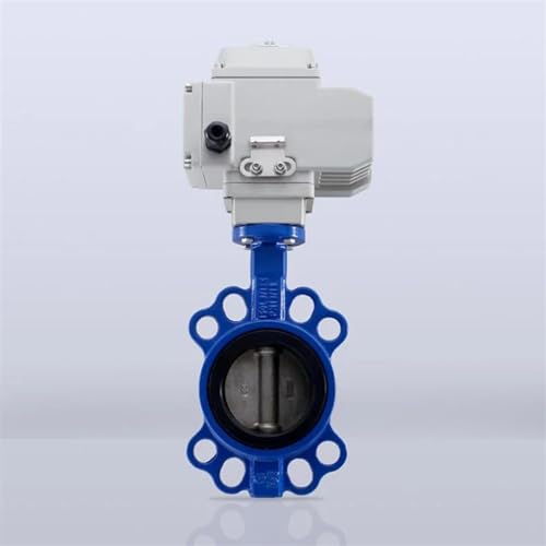 Elektrisches Flansch-Absperrklappenventil D971X-16, Klemme, weiche Dichtung, Wasserventil, Betätigungsventil, DN50 65 80 200(Dn125,220 Volt) von IWEBQSAP