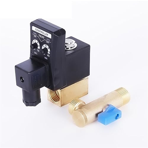 IWEBQSAP 1/2 "DN15 Auto Pneumatische Ventil Ablauf Luft Kompressor Zeit Verzögerung Schalter Elektromagnetische Magnetische Controller(Split-Body 220V DN15) von IWEBQSAP
