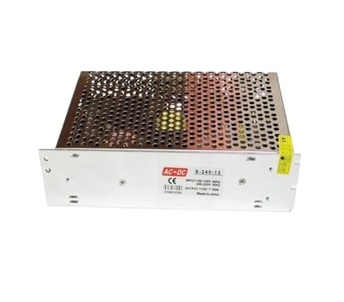 IWEBQSAP 1 STÜCKE AC 110 V 220 V zu DC 12 V Netzteil 1A 2A 3A 5A 10A 12.5A 15A 20A 30A LED-Lichtstreifen-Lichttransformator(DC12V 20A 240W) von IWEBQSAP