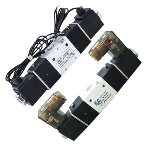 IWEBQSAP 10 STÜCKE 3V120-06 3V120-M5 3/2-wege-pneumatisches Luftmagnetventil AC220V DC24V DC12V AC110V AC24V Normal Geschlossene Ventile(3V120-06-T) von IWEBQSAP