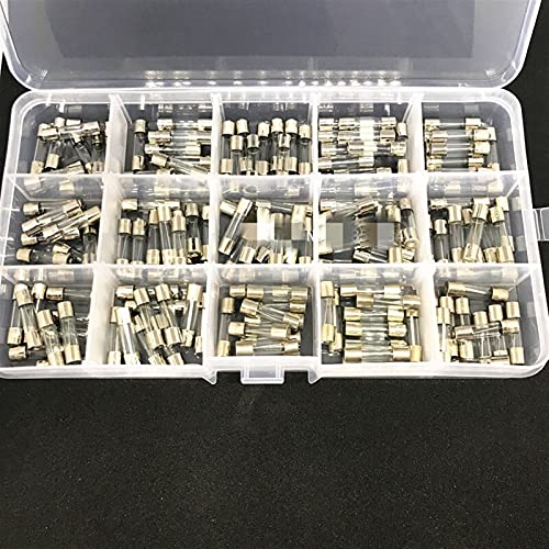 IWEBQSAP 15Kinds 150 Stück, 5 x 20 Glasrohrsicherungen, schnell zu blasen, Sortiment, 5 x 20, mit Box 0,5 A-30 A, Heim-Sicherungen IWEBQSAP 15Kinds 150 Stück, 5 x 20 Glasrohrsicherungen, schnell zu blasen, Sortiment, 5 x 20, mit Box 0,5 A-30 A, Heim-Sicherungen von IWEBQSAP