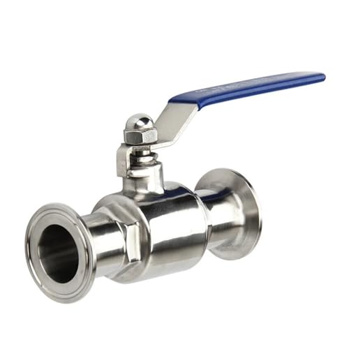 IWEBQSAP 19mm 25mm 32mm 38mm Durchgangs-Kugelhahn 304 Edelstahl Schnellinstallierter Kugelhahn Snap-in(12.5mm) von IWEBQSAP
