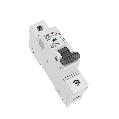 IWEBQSAP 1P 80A 100A 125A DC-Leistungsschalter DIN-Schiene MCB 6KA 250VDC Leistungsschalter GYM9-125 for Solarenergie(80A) von IWEBQSAP