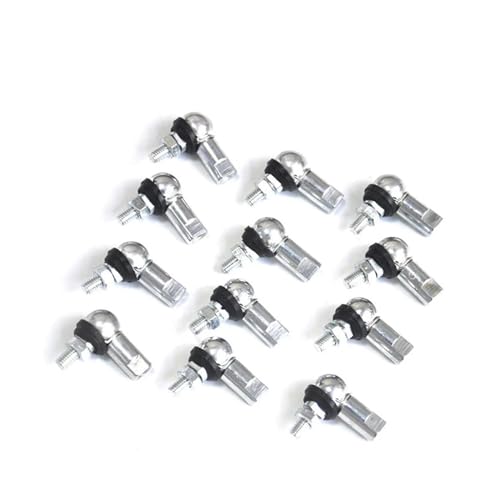 IWEBQSAP 2 PCS Kreuzgelenk Kugelkopf Pleuel CS-M5 6 8 10 12 14 16 Automobil Kolben Spurstange Universal Stange Ende Sphärische Lager(Left Thread,2PCS-M12X1.75) von IWEBQSAP
