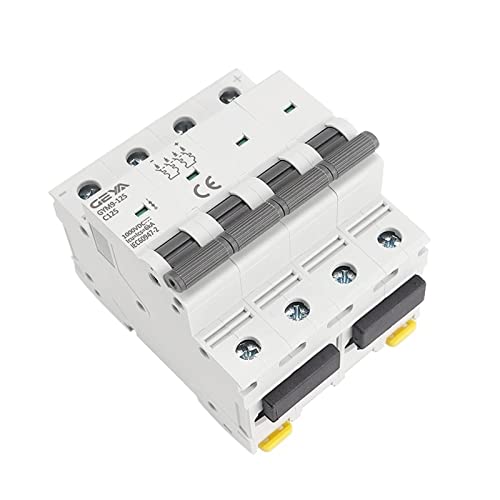 IWEBQSAP 4P 80A 100A 125A DC-Leistungsschalter DIN-Schiene MCB 6KA 1000VDC Leistungsschalter GYM9-125 for Solarenergie(80A) von IWEBQSAP