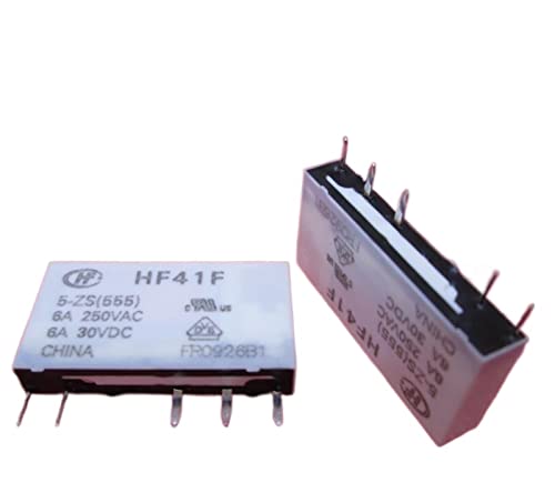IWEBQSAP 5V Relais HF41F-5-ZS HF41F 5-ZS HF41F-5 5VDC DC5V 6A 250VAC 5PIN von IWEBQSAP