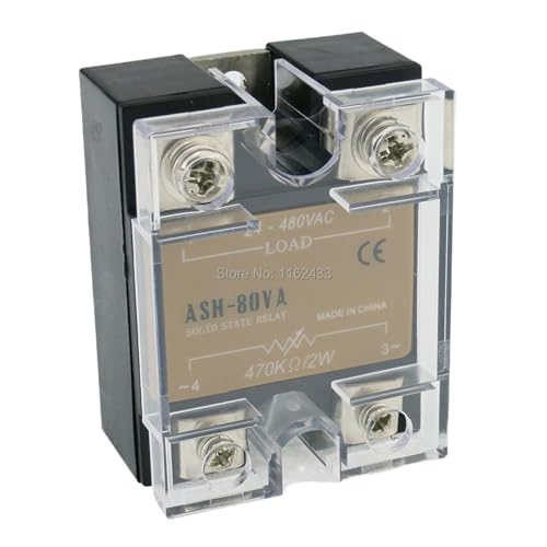 IWEBQSAP ASH-80VA Einphasen-Widerstand gegen Wechselstrom 80A 480VAC Halbleiterspannungsregler 80VA SSR IWEBQSAP ASH-80VA Einphasen-Widerstand gegen Wechselstrom 80A 480VAC Halbleiterspannungsregler 80VA SSR von IWEBQSAP