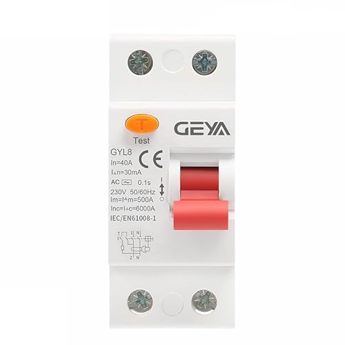 IWEBQSAP GYL8 AC Typ Elektromagnetischer 1P+N RCD ELCB RCCB Din Rail Leistungsschalter 25A 40A 63A mit CE CB(100mA,2P 25A) von IWEBQSAP