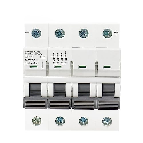 IWEBQSAP MCB DC 1000 V MCB Mini-Leistungsschalter DC 6 A 10 A 16 A 20 A 25 A 32 A 40 A 50 A 63 A 4 Pole IEC60947(32A) von IWEBQSAP