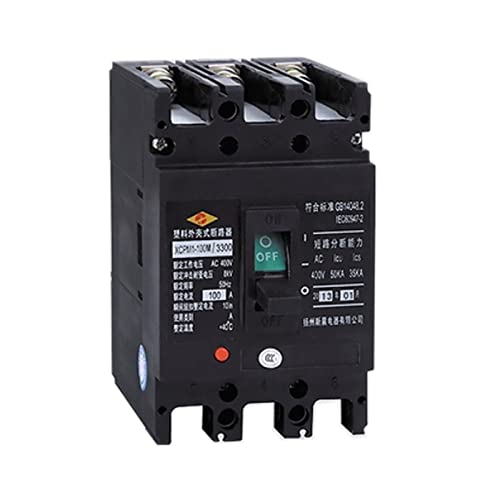 IWEBQSAP MCCB Kompaktleistungsschalter XCM1-100M 3300 32A 40A 50A 63A 100A Luftschalter-Verteilungsschutz(100A) von IWEBQSAP