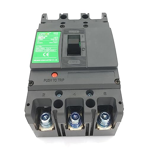 IWEBQSAP Neuester Bester 3P 10A-125A Kompaktleistungsschalter MCCB mit Innovationsmodulbox zur Installation Einer 24-V-Auslösung oder eines Hilfskontakts(60A 24v Release) von IWEBQSAP