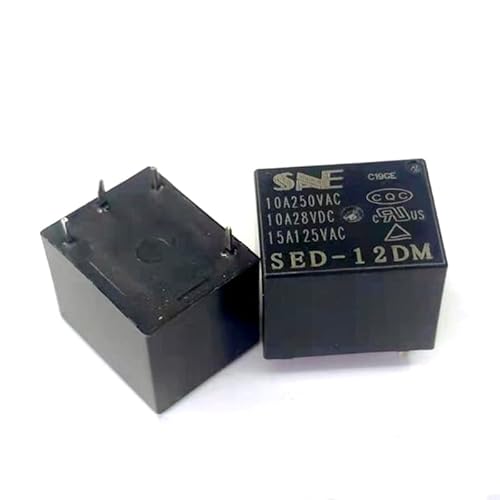 IWEBQSAP Relais SED-12DM SED 12DM SED12DM 12VDC DC12V 12V 15A 4PIN Relais(10PCS) von IWEBQSAP