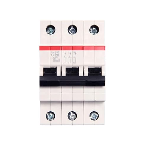 IWEBQSAP SH203 3P Miniatur-Leistungsschalter SH203 3P Typ C 1A 2A 3A 4A 6A 10A 16A 20A 25A 32A 40A 50A 63A, 1 Stück (1 A) von IWEBQSAP