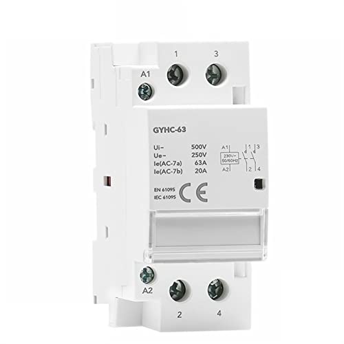 IWEBQSAP Schütz 2p 40a 63a 2na oder 2nc oder 1na 1nc modulare Schütze DIN-Schienenmontage AC 220 V 230 V automatische industrielle Elektrizität IWEBQSAP Schütz 2p 40a 63a 2na oder 2nc oder 1na 1nc modulare Schütze DIN-Schienenmontage AC 220 V 230 V automatische industrielle Elektrizität von IWEBQSAP