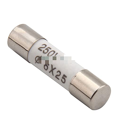 IWEBQSAP Sicherungen 10PCS 625mm Keramik Sicherungsrohr 250V 0,5A 1A 2A 3A 4A 5A 6A 8A 10A 13A 15A 16A 20A 25A 30A(25A) von IWEBQSAP