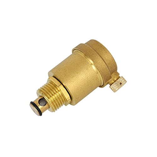 IWEBQSAP Ventil 1/2" 3/4" 1" BSP Außengewinde Messing Automatisches Luftdruck-Entlüftungsventil Sicherheits-Überdruckventil for Solarwarmwasserbereiter(1 Inch) von IWEBQSAP