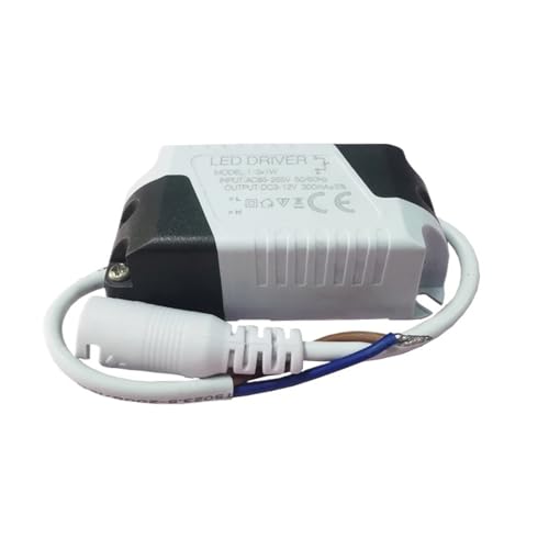 IWEBQSAP Versorgung 3W Panel Light Netzteil 3W Externes Netzteil 1-3W Treiber 1W2W3W LED-Netzteil Breite Spannung ohne Flimmern(3W(260-280MA)) von IWEBQSAP