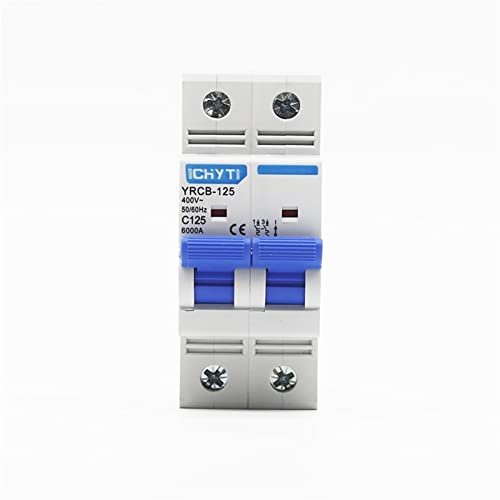 IWEBQSAP YRCB-125 1P 2P Haushalt Din-schiene AC 230/400V 100A 125A 6KA Luft Schalter Mini leistungsschalter MCB(125A,2P) von IWEBQSAP