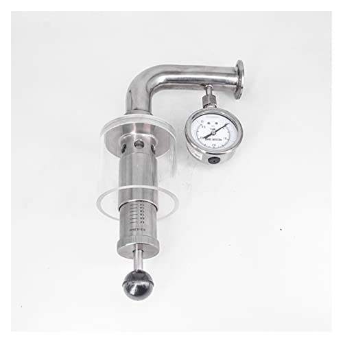 Kugelhahn, Heiß- und Kaltwasserstopp, 1,5 Zoll, Dreifachklemme, 0,2–2,2, verstellbares Überlauf-Sicherheitsventil, Sanitär, Edelstahl 304 + Manometer Kugelhahn, Heiß- und Kaltwasserstopp, 1,5 Zoll, Dreifachklemme, 0,2–2,2, verstellbares Überlauf-Sicherheitsventil, Sanitär, Edelstahl 304 + Manometer von IWEBQSAP