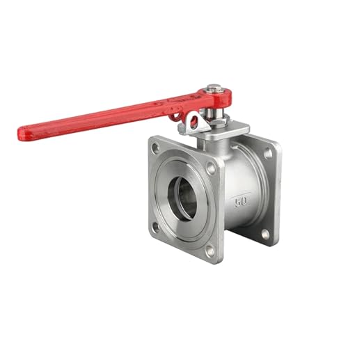 Kugelhahn-Absperrventil aus Edelstahl 304 mit quadratischem Flansch, DN50/DN65/DN80/DN100(DN80) von IWEBQSAP