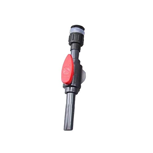 Sanitärarmaturen, Kugelhahn, PVC-Tankablauf + Kugelhahn + Rohrverschraubung, UPVC-Rohrverbinder for Aquarium, Garten, Landschaft, Wassertank mit Entwässerung(NO.1) von IWEBQSAP