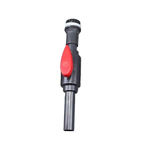 Sanitärarmaturen, Kugelhahn, PVC-Tankablauf + Kugelhahn + Rohrverschraubung, UPVC-Rohrverbinder for Aquarium, Garten, Landschaft, Wassertank mit Entwässerung(NO.3) von IWEBQSAP