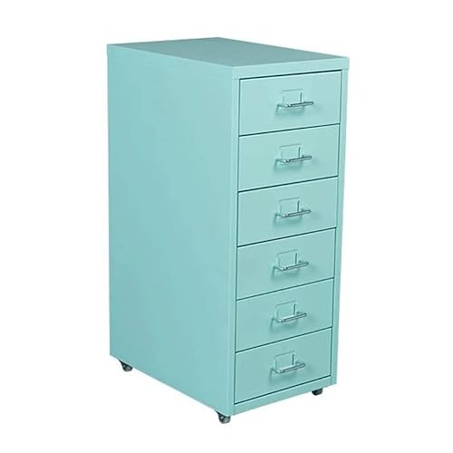 IWENZHKPA Couchtisch Wohnzimmertisch Schubladen-Nachttisch Home Storage Cabinet Slot Locker Eleganter Und Einfacher Mehrschichtiger Nachttisch Mit Gleiträdern Sofatisch Moderner(Blue) von IWENZHKPA