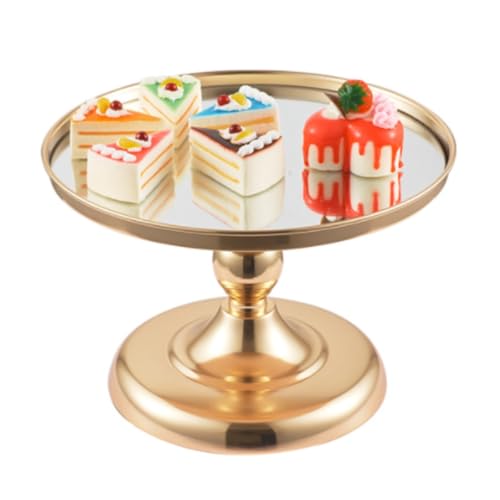 IWENZHKPA Desserts Gebäck Display Kuchenständer Serviertablett Kuchenhalter Displayständer Desserttisch Kuchenständer(Gold) von IWENZHKPA
