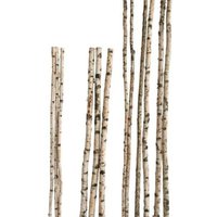 Birkenstamm 90 cm - ø 2-4 cm Birkenholz Birke Deko Holz von IWERK