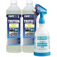 Iwetec - Fahrzeugreiniger Konzentrat Triton 2x 1 Liter inkl. Sprühflasche 500 ml von IWETEC