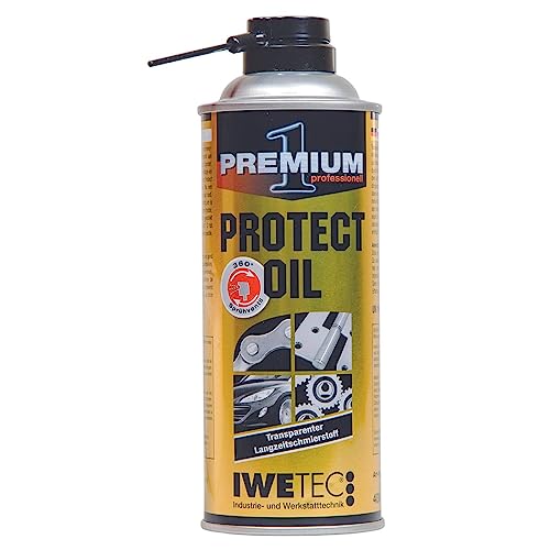 IWETEC Schmiermittel Protect Oil 400 ml, Langzeitschmierung, schleuderfest, salzwasserbeständig von IWETEC