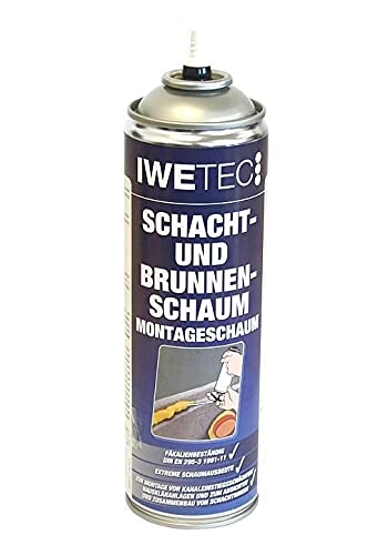 Iwetec Schacht- und Brunnenschaum Montageschaum 500 ml von IWETEC